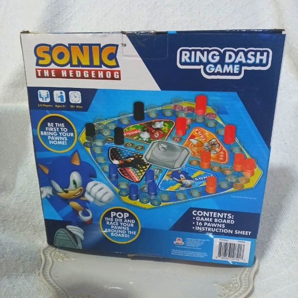 Sonic The Hedgehog TROUBLE Ring Dash Game Age 5+ - Picture 3 of 5